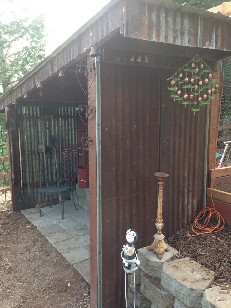 Shabby Chic tool shed